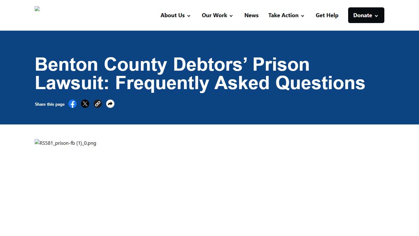 Benton County Debtors’ Prison Lawsuit: Frequently Asked Questions - ACLU of Washington